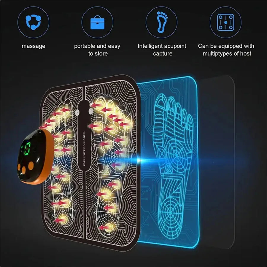 EMS Foot Massager Pad For Muscle Relaxation