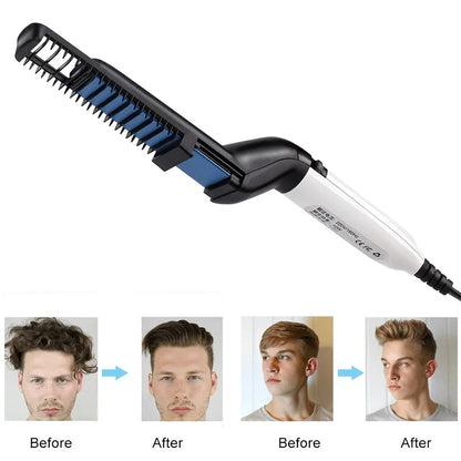 Beard & Hair Straightener Heating Brush
