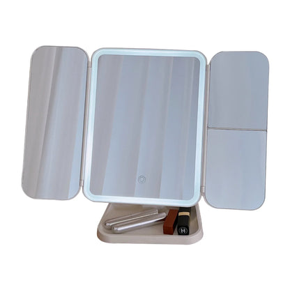 LED Trifold Makeup Mirror