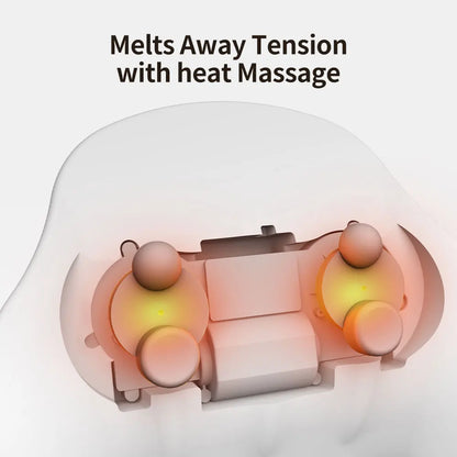 Heated Back & Waist Multi-level Kneading Massager