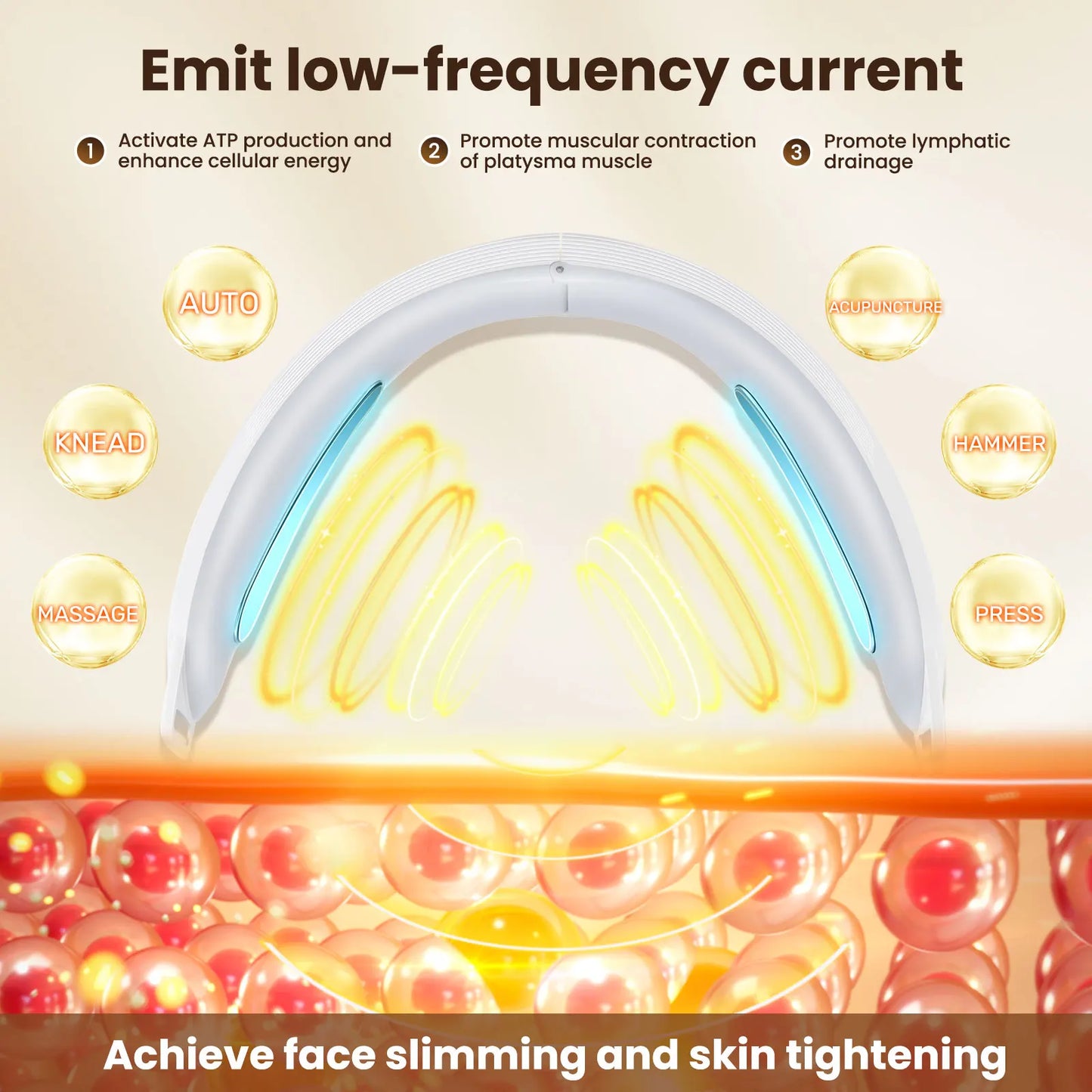 Electric V Micro-current Face & Double Chin Lifting Massager