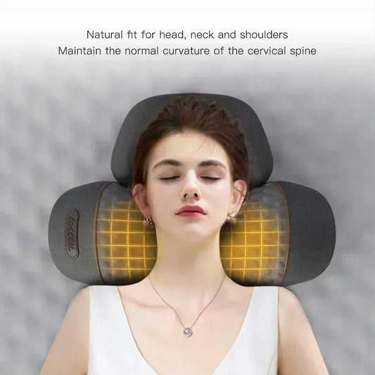 Heating Vibration Neck Massager Pillow