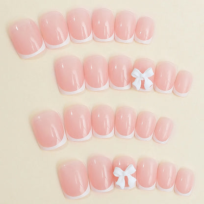 Long Lasting French Tips Press-on Nails