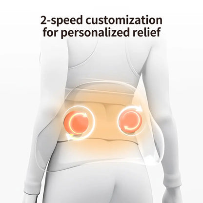 Heated Back & Waist Multi-level Kneading Massager
