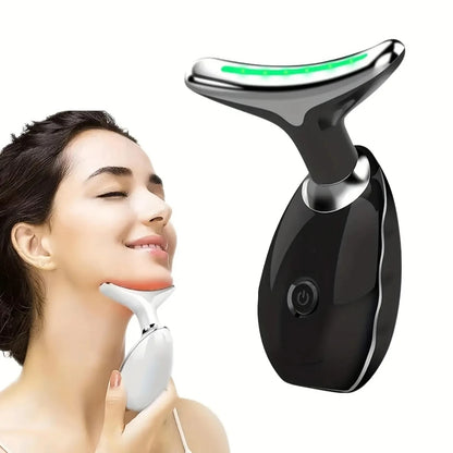 7LED Light Vibrating Neck And Face Skin Massager