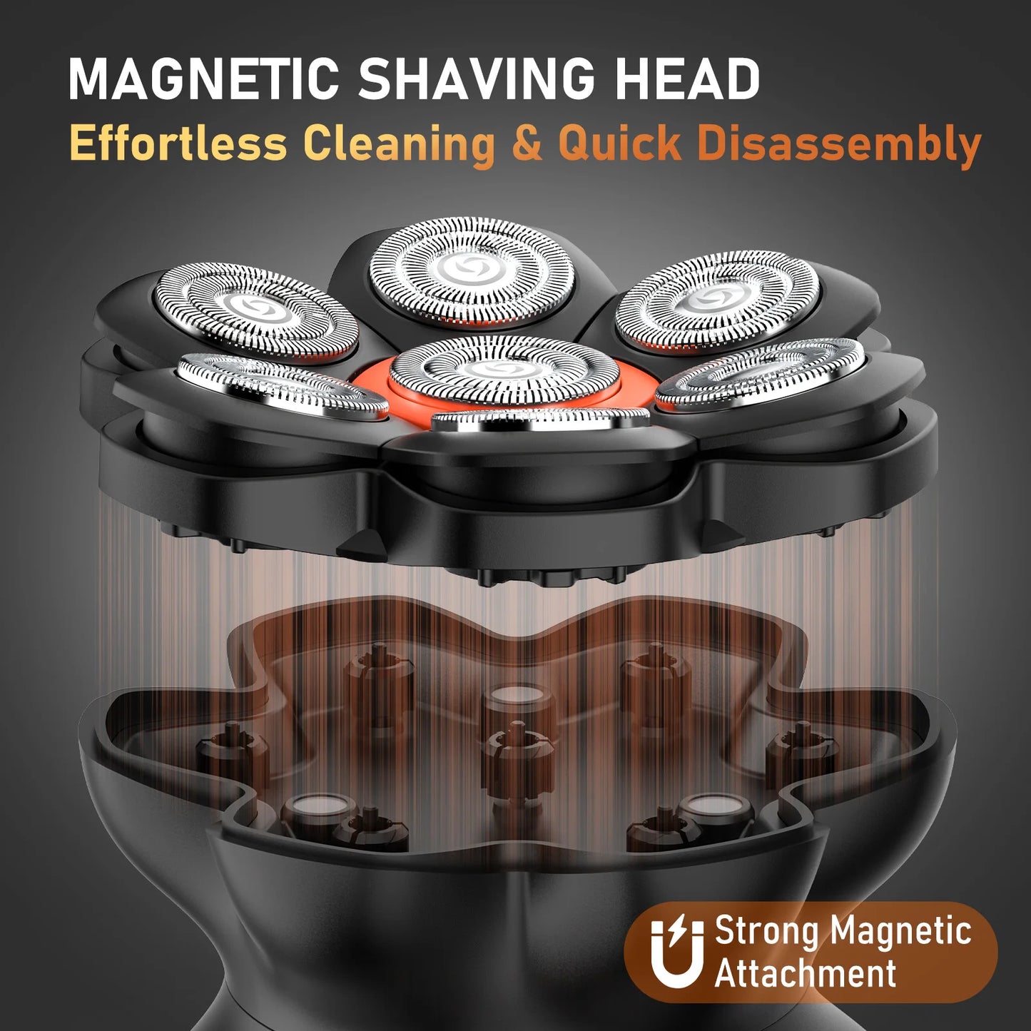 7D Waterproof Electric Hair Trimmer