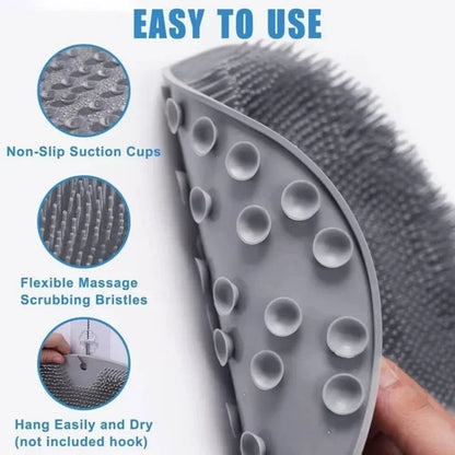 Reusable Silicone Foot & Back Scrubber Matt