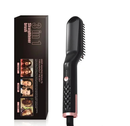 Beard & Hair Straightener Heating Brush