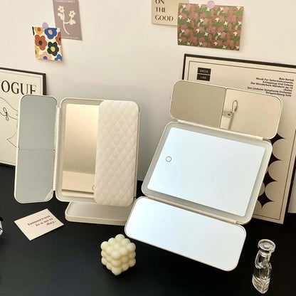 LED Trifold Makeup Mirror