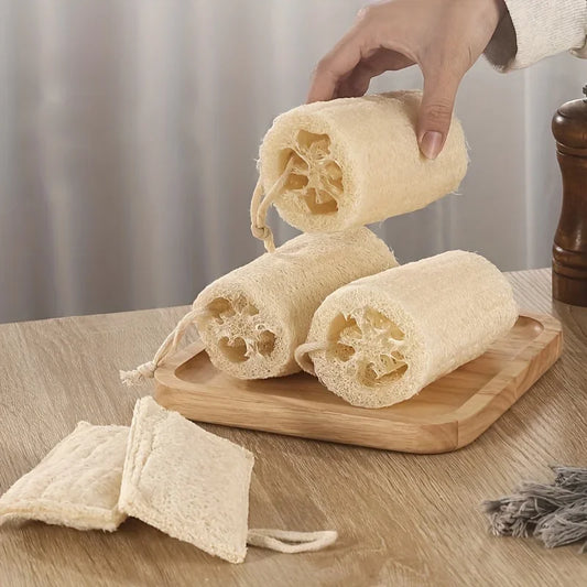 2-Pack Natural Exfoliating Loofah Sponges