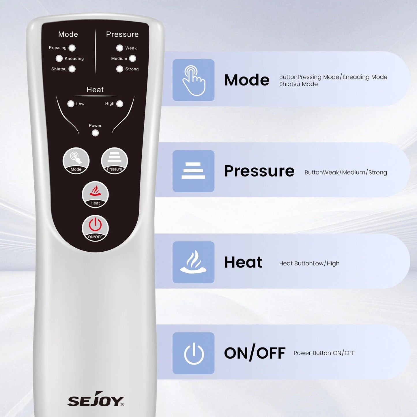 Heated Air Compression Leg & Foot Massager
