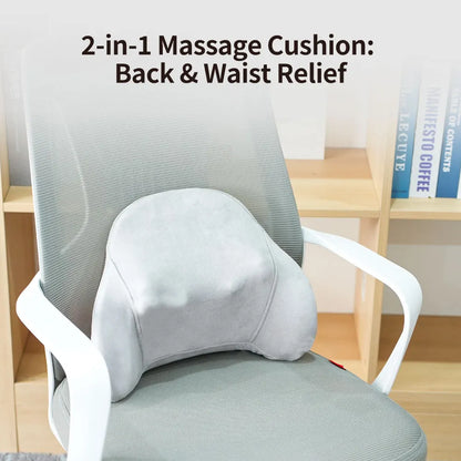 Heated Back & Waist Multi-level Kneading Massager