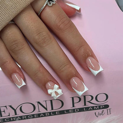 Long Lasting French Tips Press-on Nails