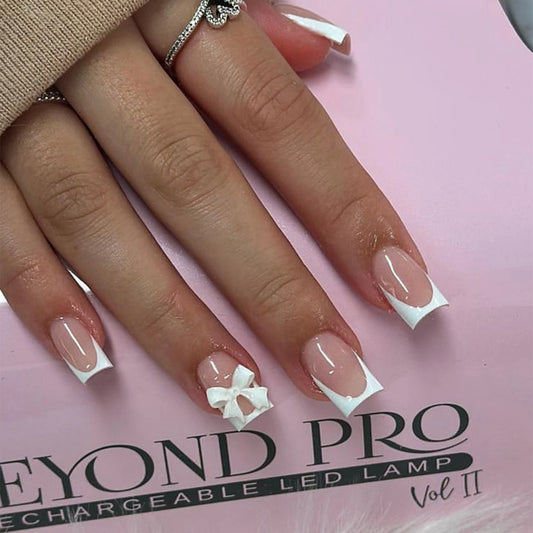 Long Lasting French Tips Press-on Nails