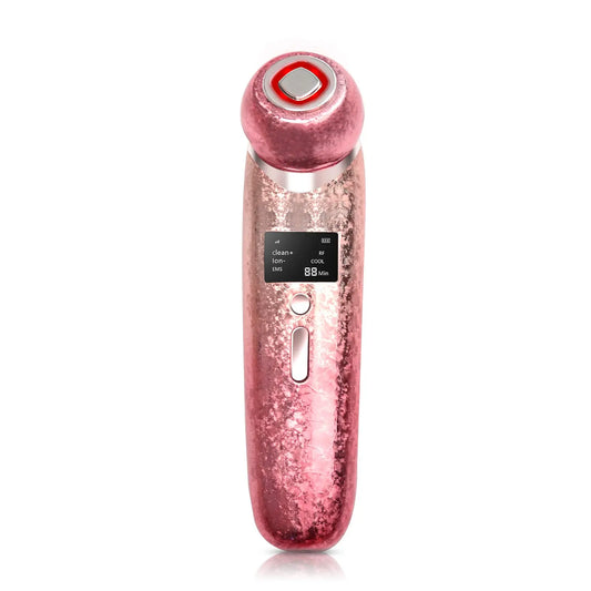 LCD Facial High Frequency Vibration Skin Care Massager