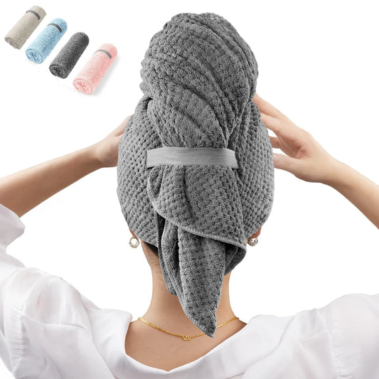 Super Absorbent Microfiber Hair Wrap Towel