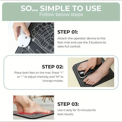 EMS Foot Massager Pad For Muscle Relaxation