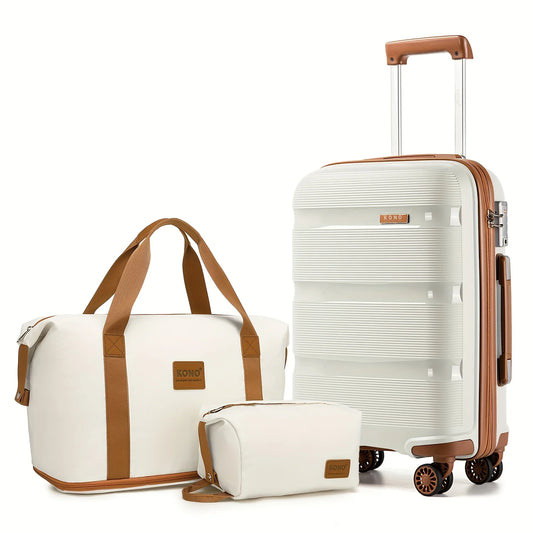 Lightweight Hard shell Carry-On Suitcase Set With Waterproof Travel Bag