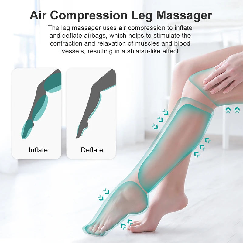 Air Compression Leg Foot Muscle Relaxation Massager