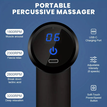 Portable Lightweight Deep Tissue Body Massage Gun