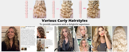 Heatless Sleeping Hair Curling Rod Headband Set