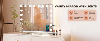 Hollywood Vanity Mirror with Lights
